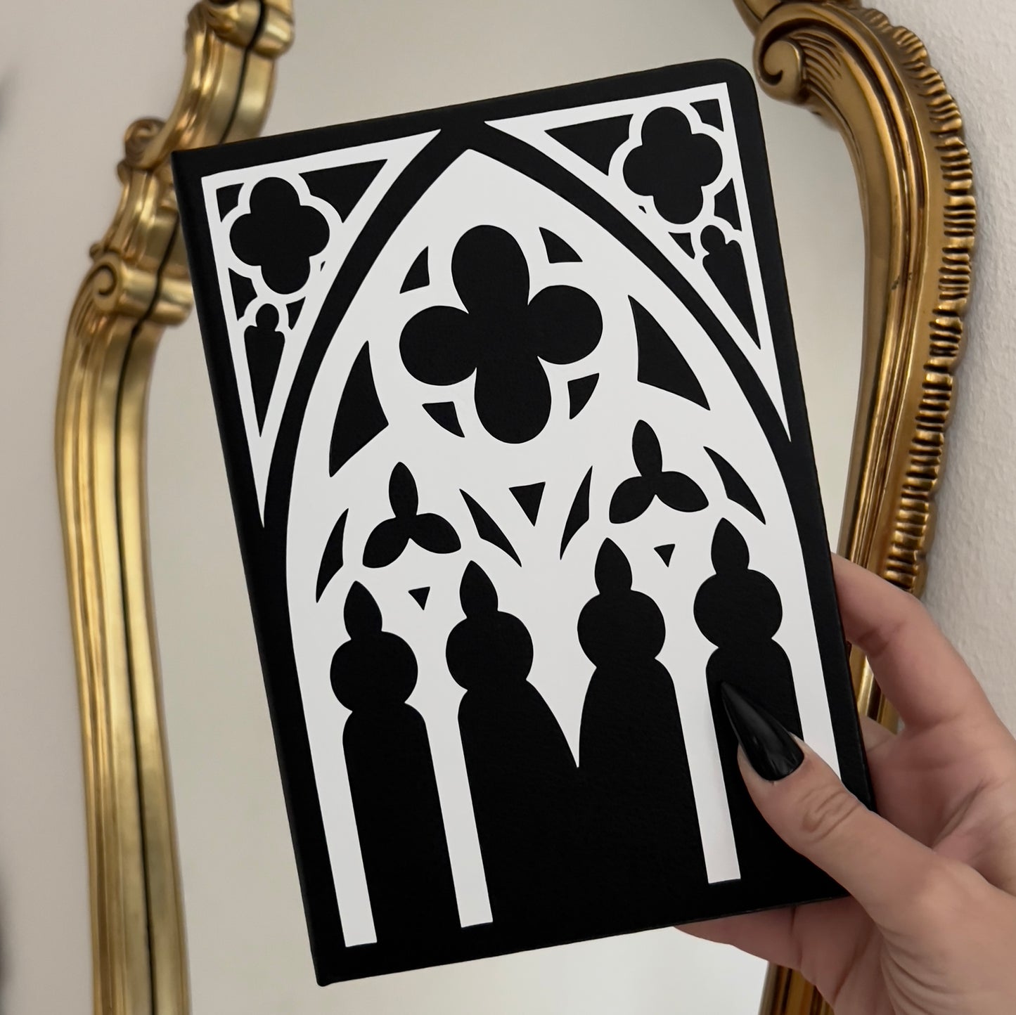 Cathedral window notebook