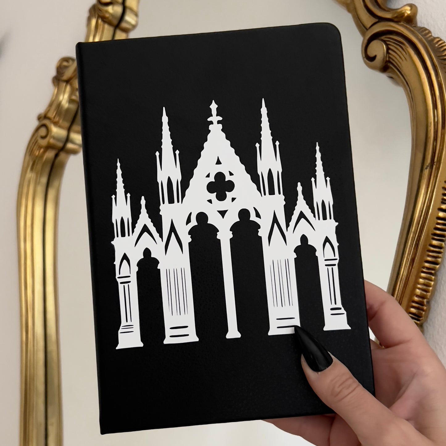 Cathedral window notebook