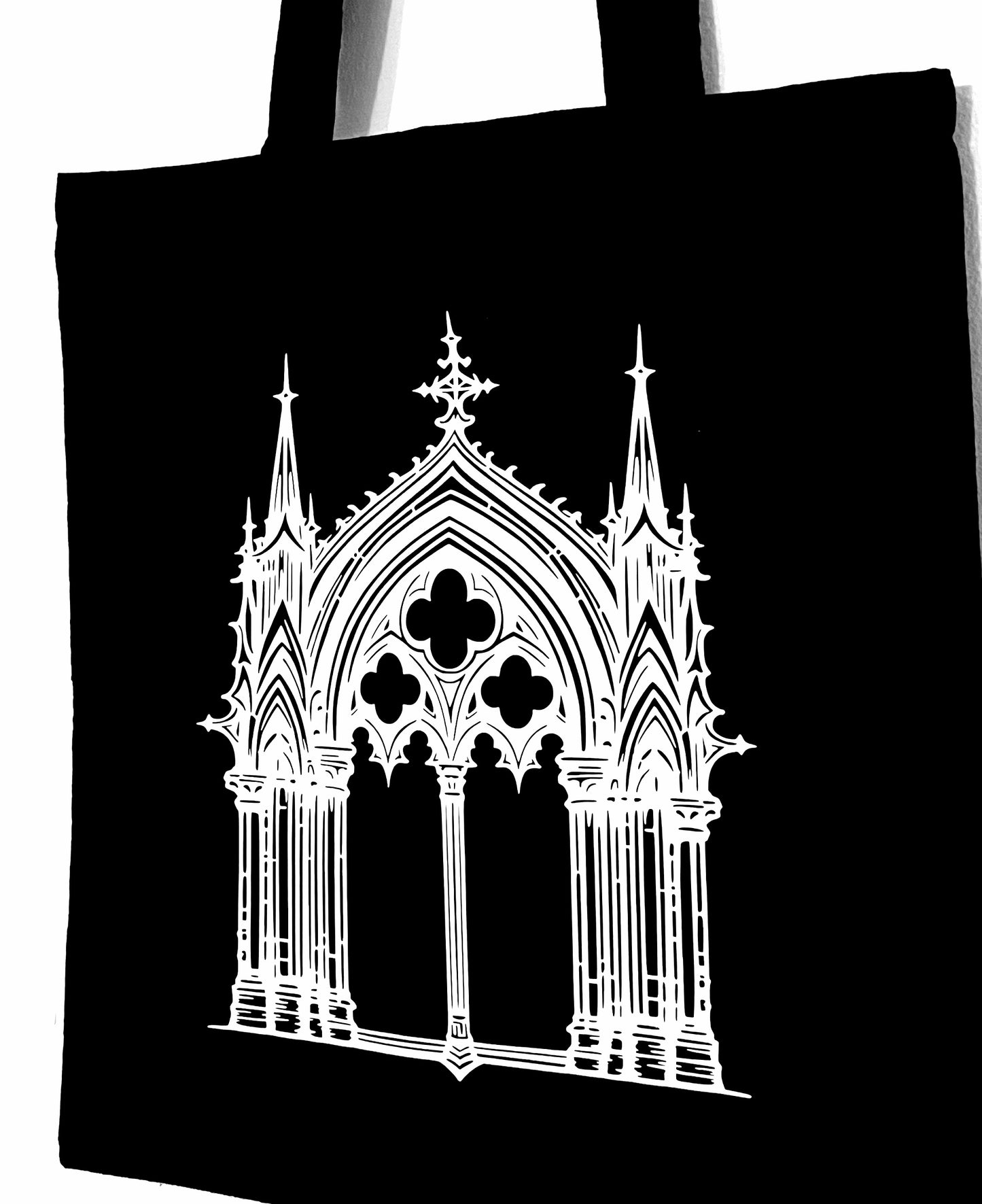 Shopping bag with Gothic cathedral