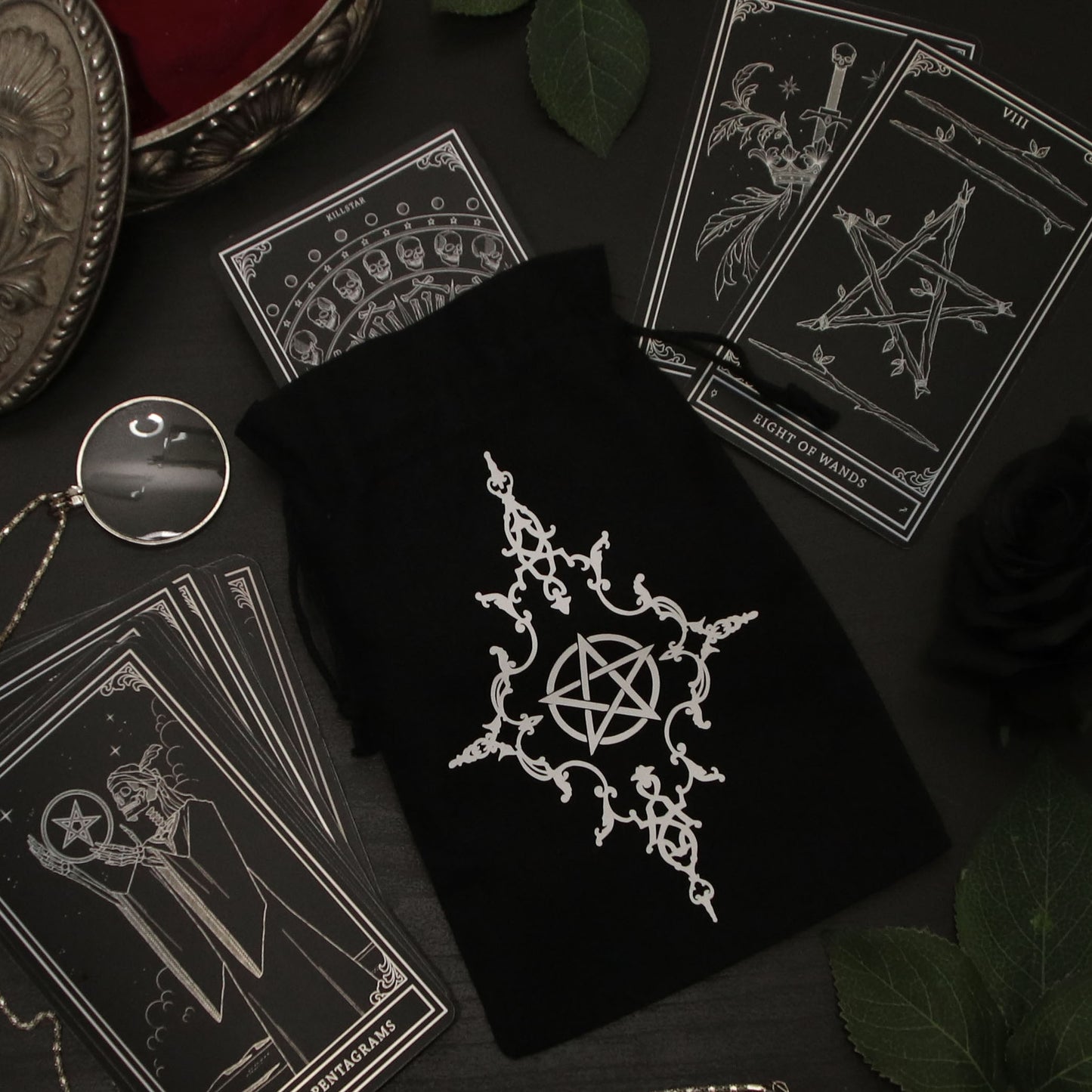 Tarot bag with pentacle
