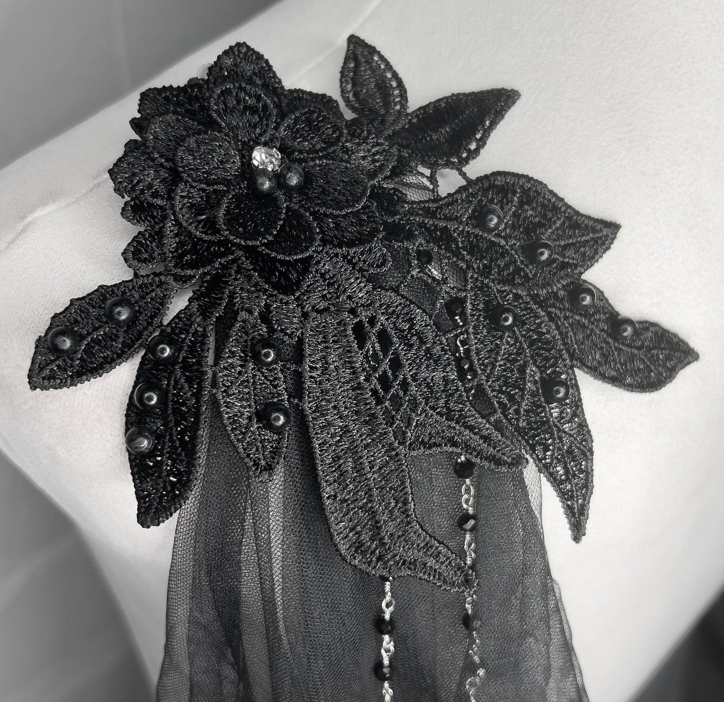 Dark Fantasy Veil in Tulle