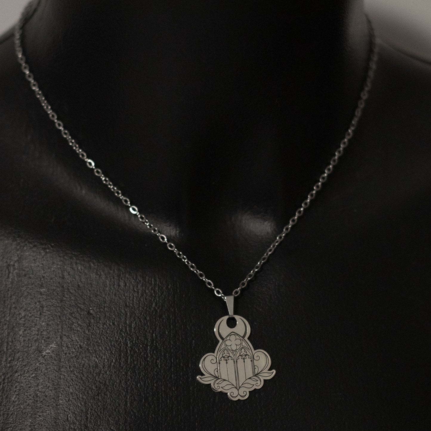 "Cathedralis" Necklace in 925 silver - Gothic Cathedral Jewelry