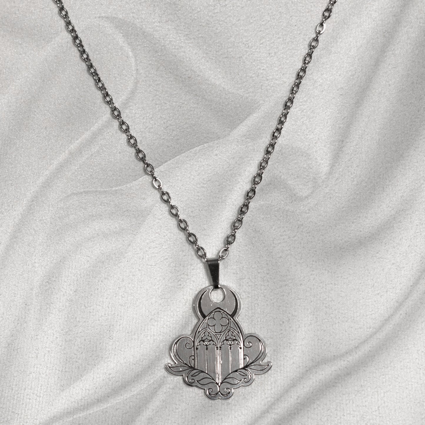 "Cathedralis" Necklace in 925 silver - Gothic Cathedral Jewelry