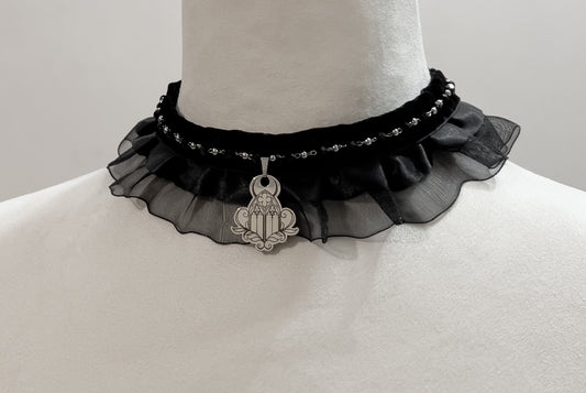 Choker "Cathedralis" Necklace in 925 silver - Gothic Cathedral Jewelry