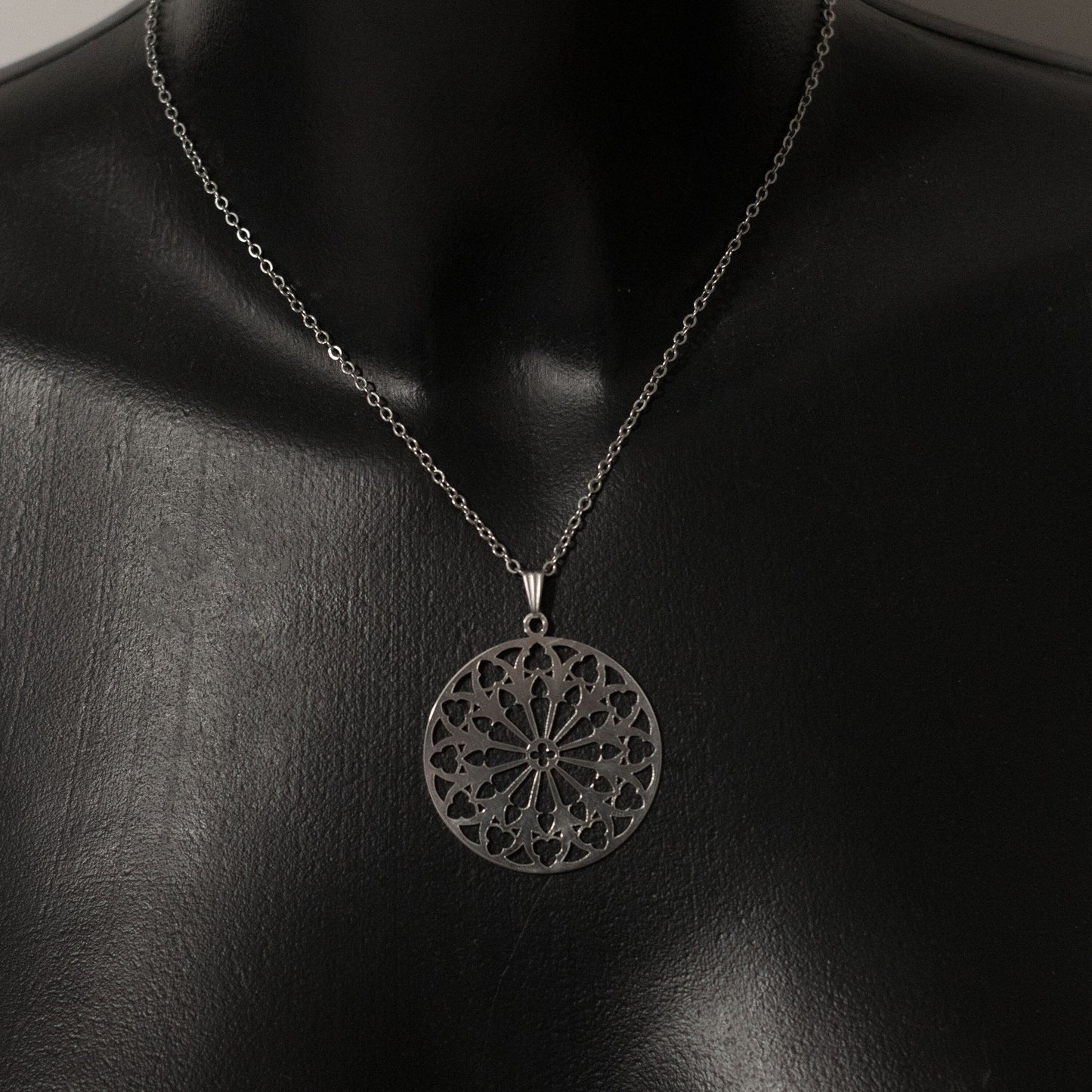 "Notredame" Necklace in 925 Silver - Gothic Cathedral Jewelry