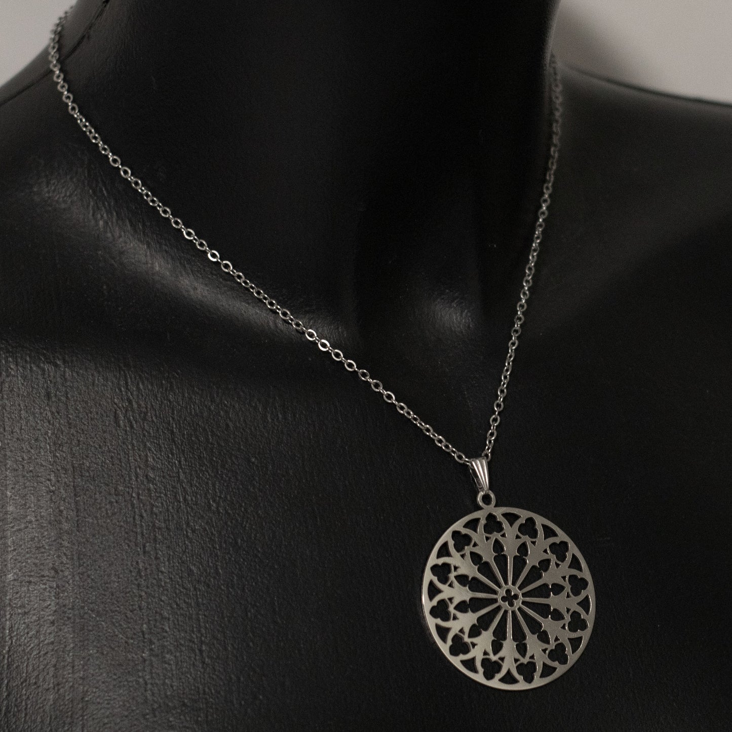 "Notredame" Necklace in 925 Silver - Gothic Cathedral Jewelry