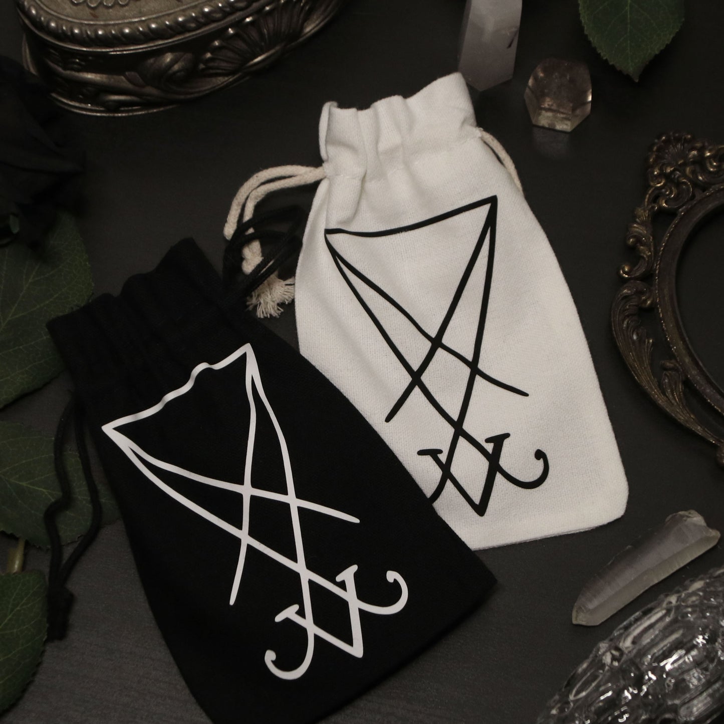 Esoteric little bag with Lucifer sigil