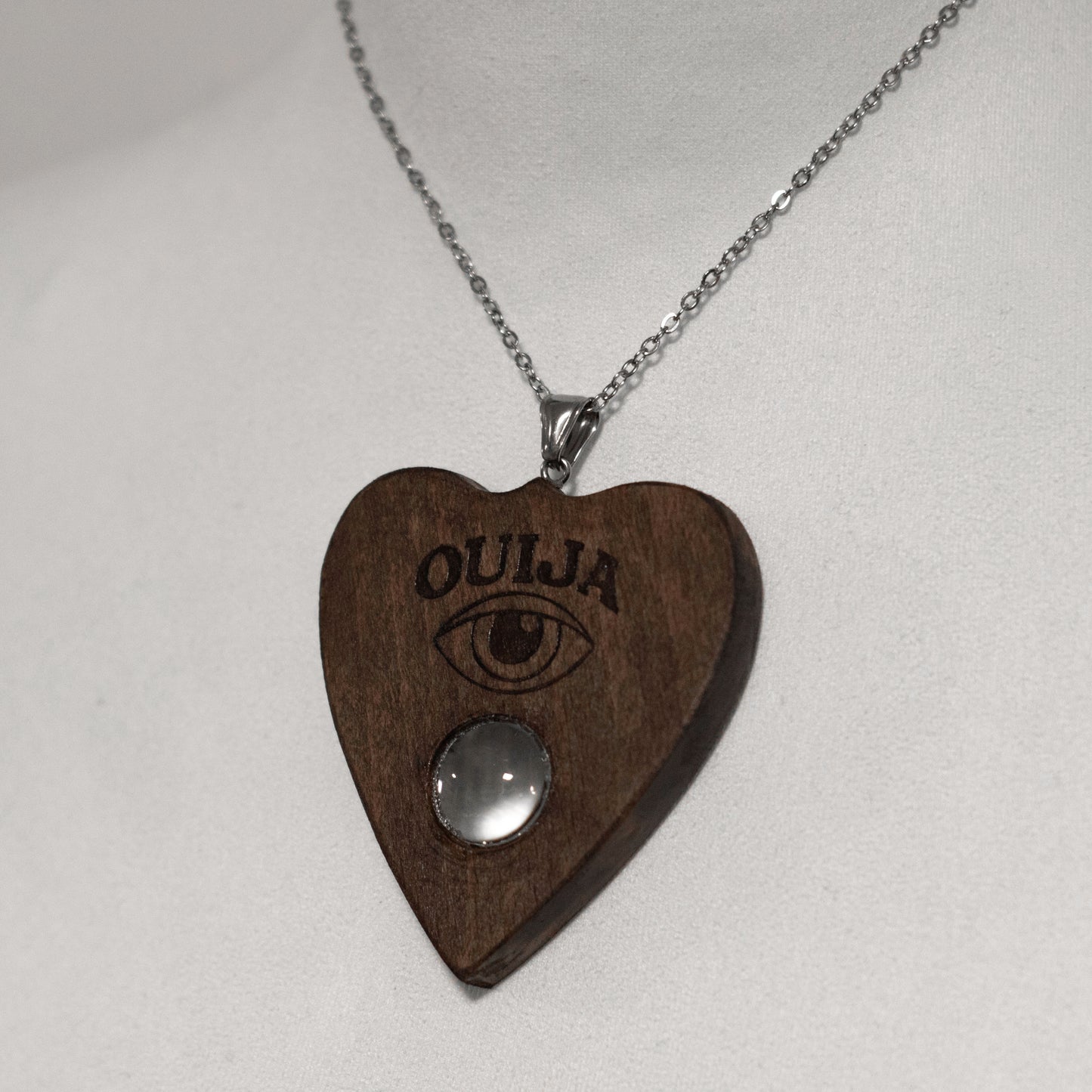 Necklace Ouija Planchette with ouija eye