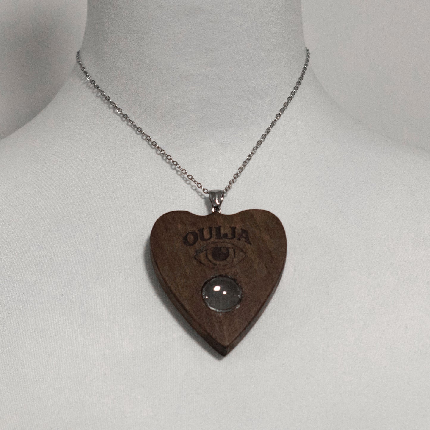 Necklace Ouija Planchette with ouija eye