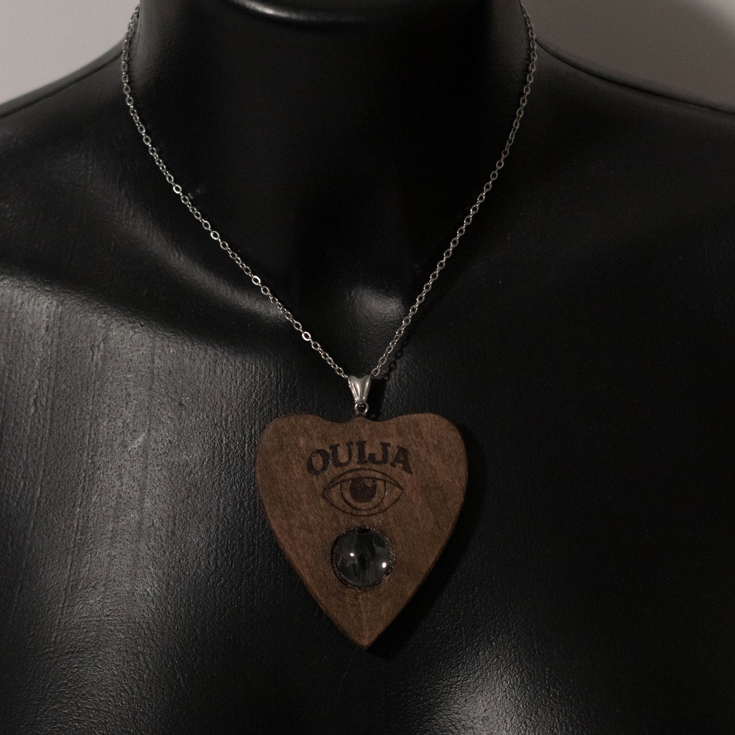 Necklace Ouija Planchette with ouija eye