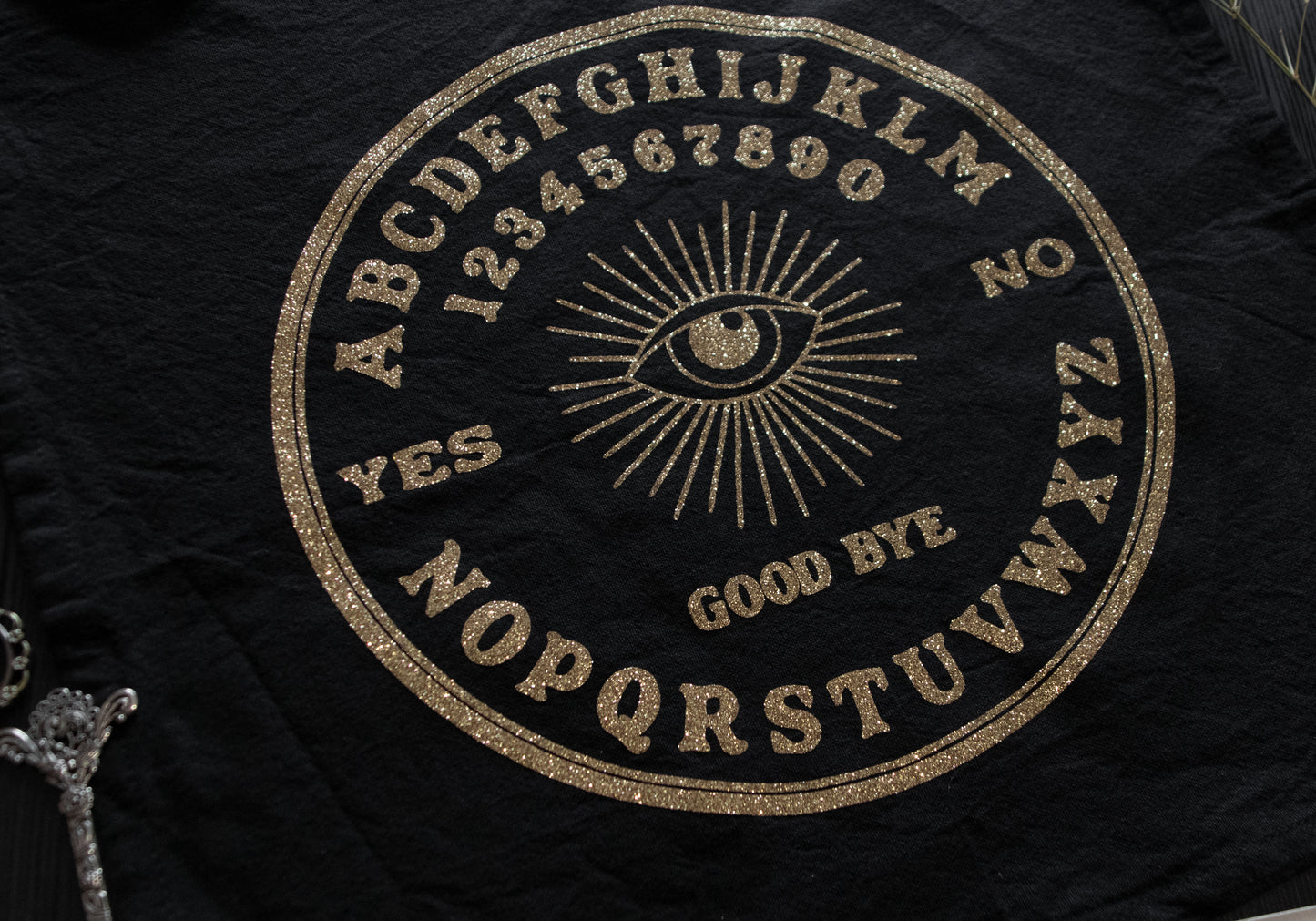 Ouija board Pendulum Altar Cloth (Gold version)