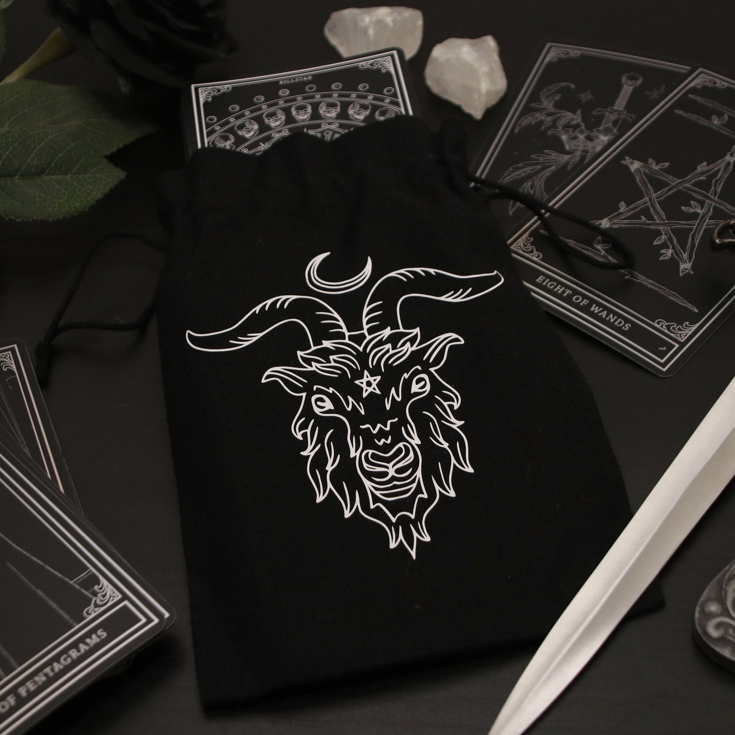 Tarot bag with Black Phillip