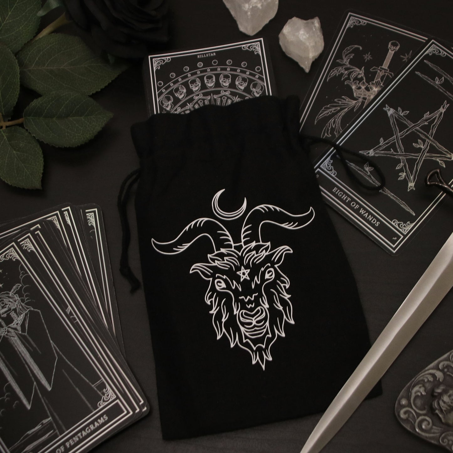 Tarot bag with Black Phillip