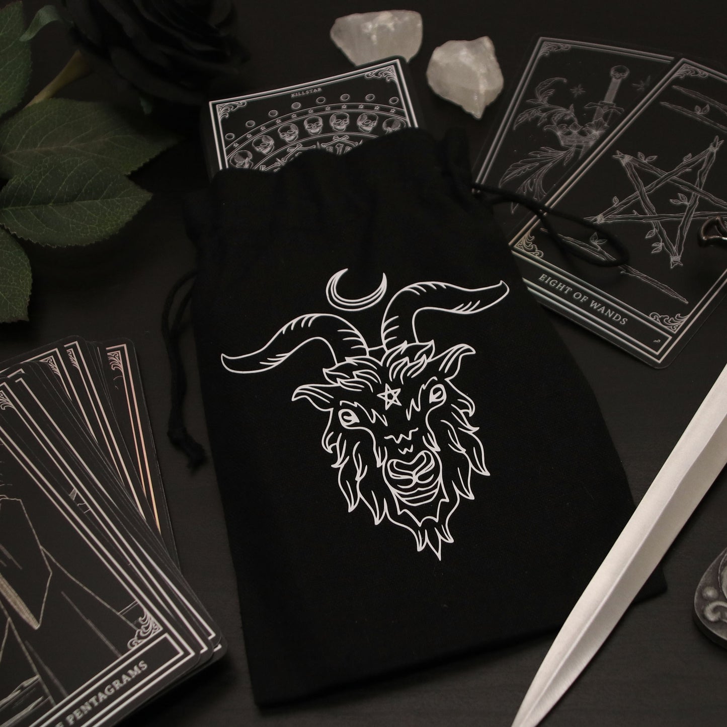 Tarot bag with Black Phillip