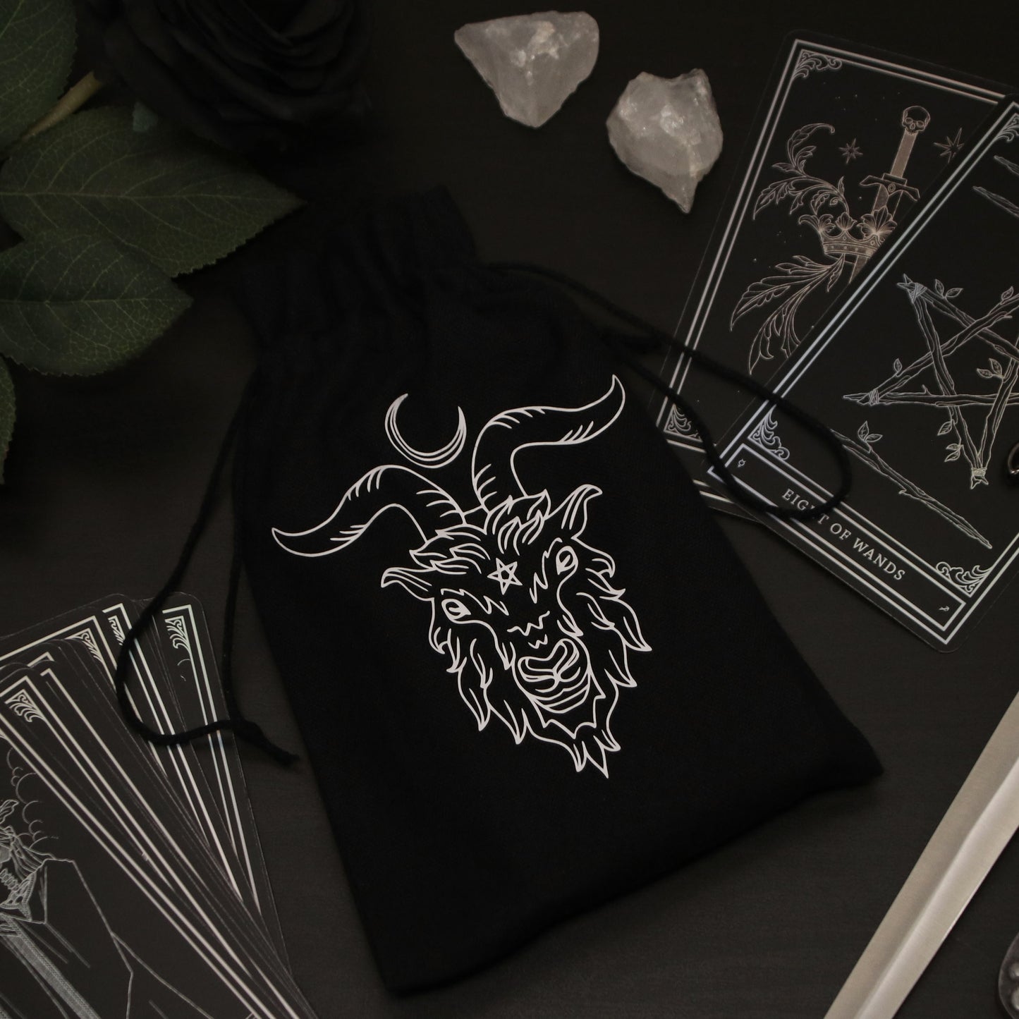 Tarot bag with Black Phillip